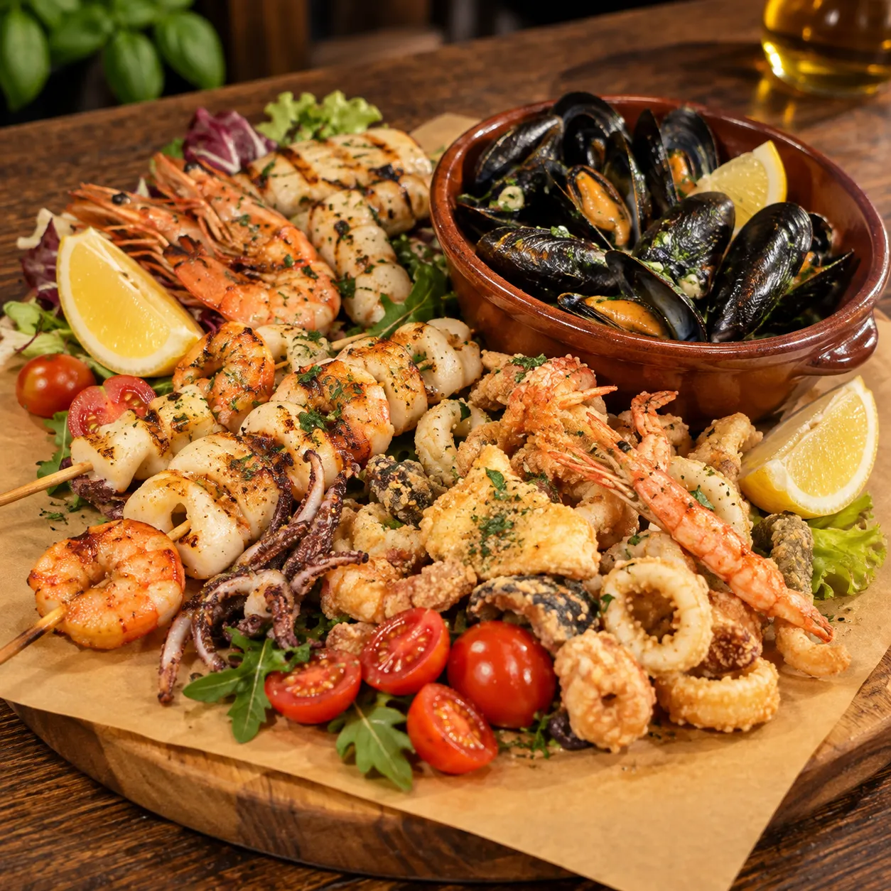 Gran Tagliere di Pesce Rustico